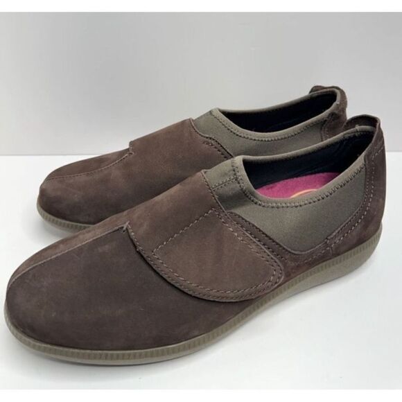 Munro Janis Slip On Sneaker‎ Size 10 Brown Leather Cushioned main image 5
